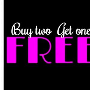 Buy 2 get one free today only intill midnight 2/11/26